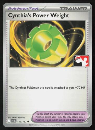 Destined Rivals Cynthia's Power Weight [Prize-Pack] Pokémon card
